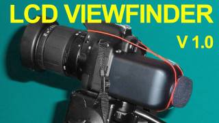 Homemade DSLR LCD Viewfinder  DIY Loupe  QUICK FX [upl. by Enahsal]