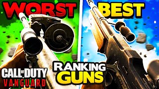 Vanguard BEST GUNS ranking from WORST to BEST Best Class Setups [upl. by Oisinoid581]