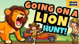 Going on a LION Hunt  Bear Hunt  Brain Break  Danny Go Noodle [upl. by Anaeel65]