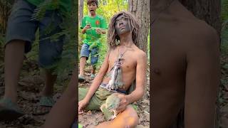 Survival Skills Simple but Useful With Frogs 🐸 survival bushcraft useful simple food shorts [upl. by Otsuj]