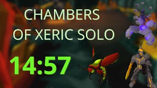 1457 Ironman Solo Chambers of Xeric Speedrun OSRS OLD [upl. by Orihakat446]