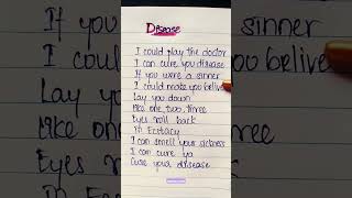 Lady Gaga  Disease Lyrics LadyGaga Disease lyrics shortsfeed [upl. by Ahsats]