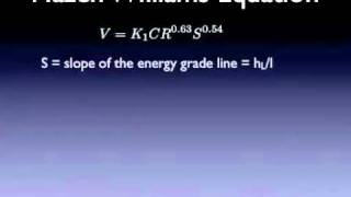 24 HazenWilliams equation [upl. by Cozza]