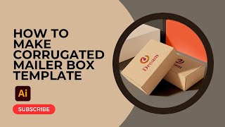 How to Make Perfect Corrugated Mailer Box Template  Dieline [upl. by Bartholomeo]