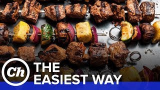 Easy Beef Shish Kebabs  How to Make The Easiest Way [upl. by Wester165]