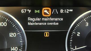 Volvo XC90 20162022 Maintenance Service Reminder Light Reset [upl. by Libbey575]