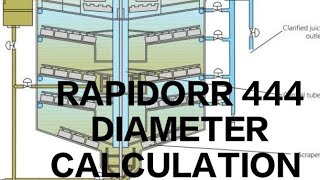 Calculate Diameter Of Rapidorr Clarifier  Working time [upl. by Dnob399]