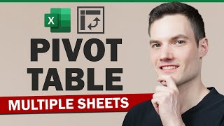 Make Pivot Table from Multiple Sheets in Excel [upl. by Elokcin139]