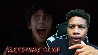 WAIT WHAT  First Time Watching SLEEPAWAY CAMP 1983 Movie Reaction [upl. by Airol]