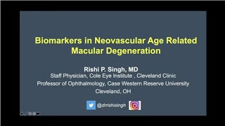 Biomarkers in Neovascular AgeRelated Macular Degeneration [upl. by Harbird]