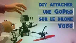 INSTALLER UNE CAMERA SUR LE DRONE V666 [upl. by Clari]