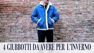 4 GIUBBOTTI da avere per lINVERNO  Andrea Cimatti Video [upl. by Ongun]