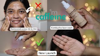 MCaffeine Kombucha Hydrating Face Cleanser Review  Gently Clean  Remove Excess Oil amp Dirt [upl. by Remat97]