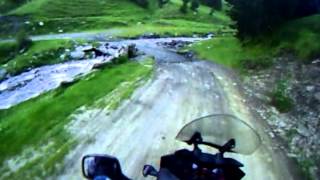 Vstrom offroad Smugglers trackPyrenees [upl. by Nnahtur]