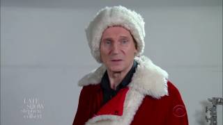 Liam Neeson Auditions For Mall Santa Claus [upl. by Deron]