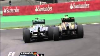 schumacher vs raikkonen brazil 2012 [upl. by Niccolo433]