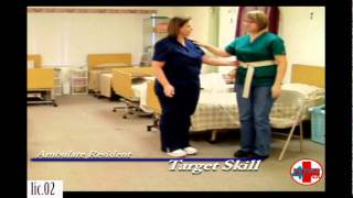 Ambulate a Patient With a Gait Belt CNA Skills [upl. by Sterner907]