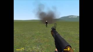 Noobs guide How to kill the slenderman Garrys mod [upl. by Fokos961]