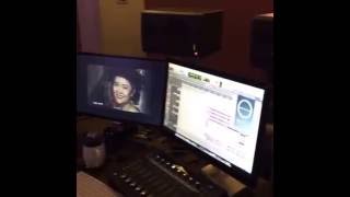 Behind The Scenes  Recording 天天想你 Lulu The Movie OST [upl. by Cheng]