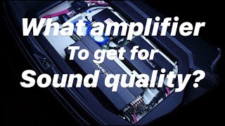 SQ in Cars  PART 6  What amplifier to get [upl. by Kussell]