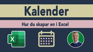 Excel  Kalender 2023  Skapa en på bästa sätt [upl. by Attemaj81]