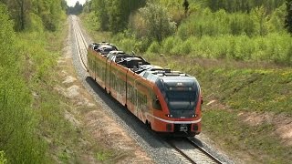 Штадлерский дизельпоезд 2404 ОлуствереВыхма  Stadler DMU 2404 between OlustvereVõhma [upl. by Charisse98]