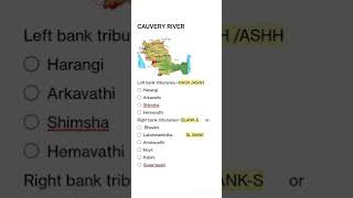 Trick to remember CauveryKaveri river tributaries upsckpsckaveririver psigk [upl. by Maril]