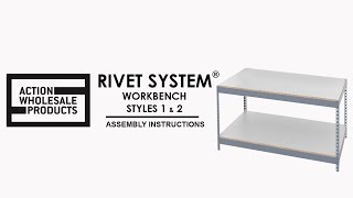 How To Assemble Rivet System Workbench Styles 1 amp 2 [upl. by Annayram]