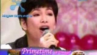 Regine Velasquez  Through the Fire impromptu [upl. by Chang286]