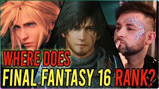 Ranking ALL Mainline Final Fantasy Games INCLUDING FF16 [upl. by Atoked]