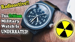 This Tritium Military Watch Is UNDERRATED Stocker amp Yale Sandy 184 Review [upl. by Eniledgam]