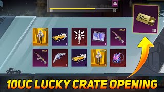 😍UPGRADE MYTHIC M762 CRATE OPENING  10UC LUCKY CRATE OPENING EXPERIMENT IN BGMI ParasOfficialYT [upl. by Claybourne]