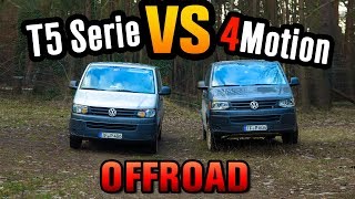 T5 4Motion VS T5 Transporter  OFFROAD  Lino [upl. by Okeim]