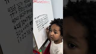 My Two Year Old Math Genius Knows 300 Digits of Pi [upl. by Etteyafal]