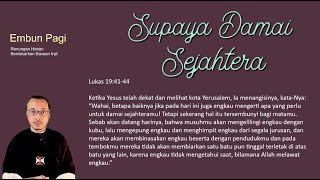 Supaya Damai Sejahtera  Lukas 194144 [upl. by Grace395]