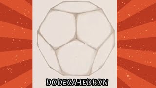 Drafting Geometry  How to draw DODECAHEDRON  ENG6202  Engineering Drawing [upl. by Aridan]