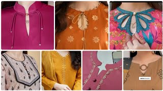 Winter Trending Keyhole Neck Designs  Mohri Gala Designs  Latest Neck Design 2024 for Girls [upl. by Atipul]