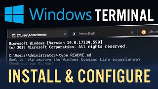 Windows Terminal Install and Configure [upl. by Salis285]