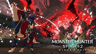 HIGH CRIT PALAMUTE Dragon Damage Build  Monster Hunter Stories 2 [upl. by Anikes]