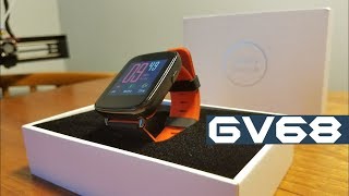 KingWear GV68 IP68 Waterproof Smartwatch Unboxing and First Look [upl. by Ahsimik]