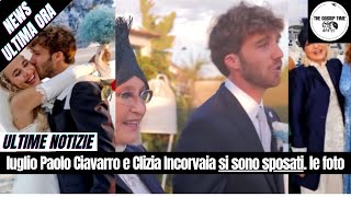 Eleonora Giorgi bellissima al matrimonio del figlio con Clizia Incorvaia le foto [upl. by Archangel]