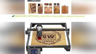 LONGER RAY5 5W Laser Engraver Cutting Machine 400x400mm Quick Focus Wifi Control Move Protection F [upl. by Naeerb]