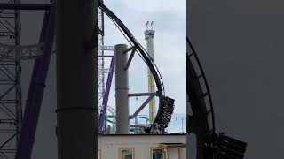 Can you hear their screams 😱INSANE roller coaster at Gröna Lund amusement park in Stockholm [upl. by Allard]