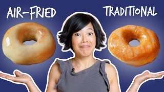 AirFried Doughnuts Take 3 Minutes To Cook But Are They GOOD [upl. by Assilim]