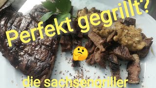 Rindersteak  mit Pfeffersoße vom Plett Grill  die sachsengriller [upl. by Cand]