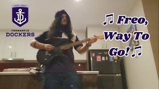 Fremantle Dockers Club Song  Guitar Cover [upl. by Yvaht]