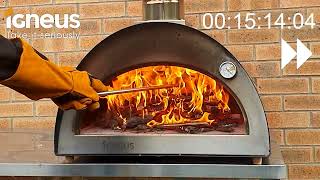 How to light an Igneus Classico pizza oven [upl. by Labors]