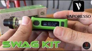 Vaporesso Swag Kit Settings Tutorial  Vape Industries [upl. by Arlena747]