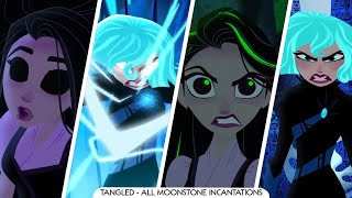 ALL MOONSTONE INCANTATIONS  Tangled The SeriesRapunzels Tangled Adventure [upl. by Lambard]