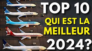 Les 10 meilleures compagnies aériennes du monde en 2024 [upl. by Anailuj958]